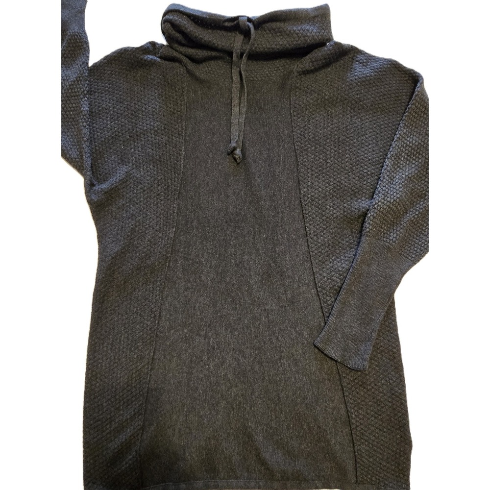 Cynthia Rowley Active Gray Funnel Neck Long Sleeve Tunic Top‎ Women's Small